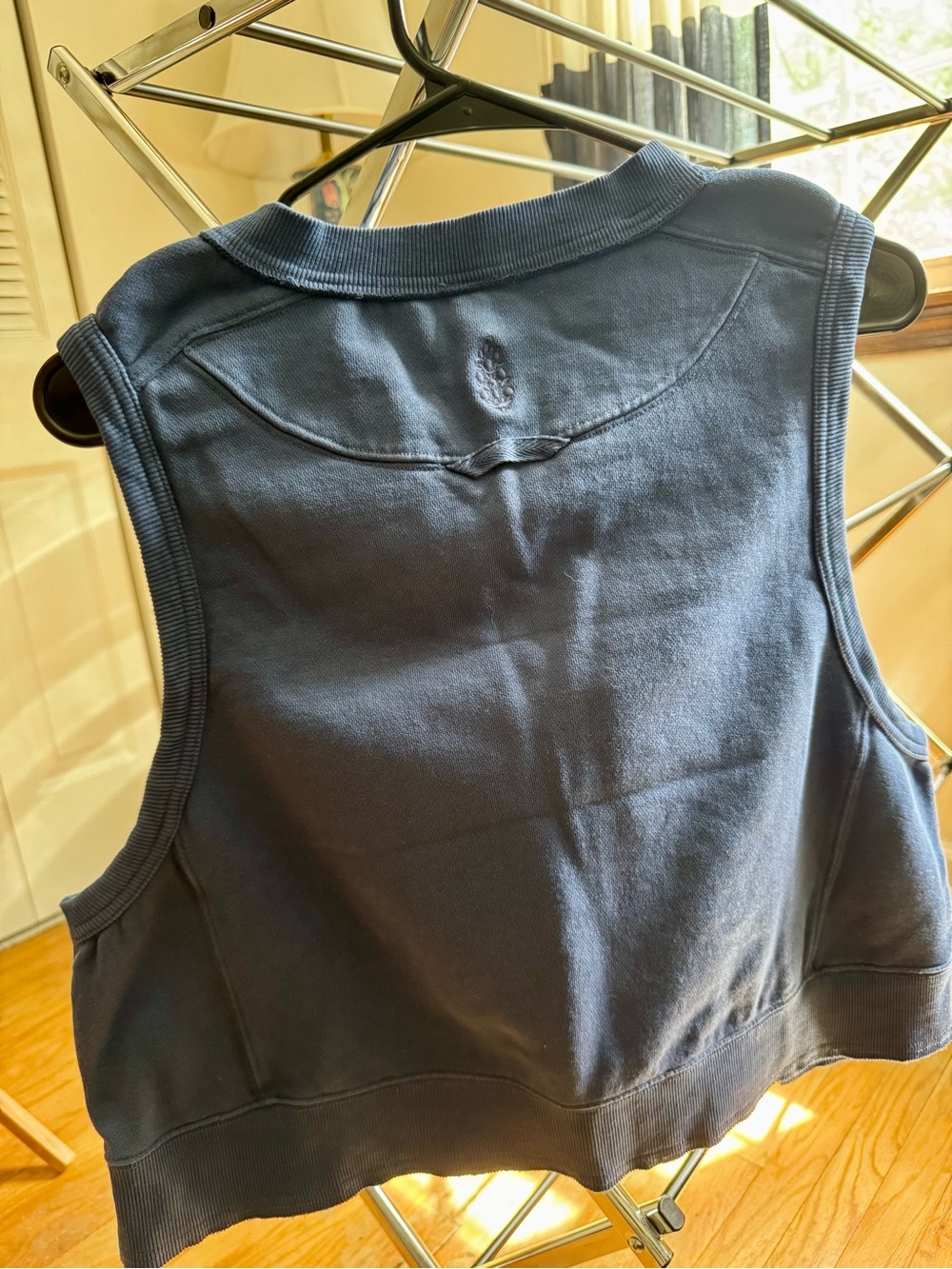 FP Movement by Free People Navy Blue Muscle Tee with White Graphic - Picture 3 of 9